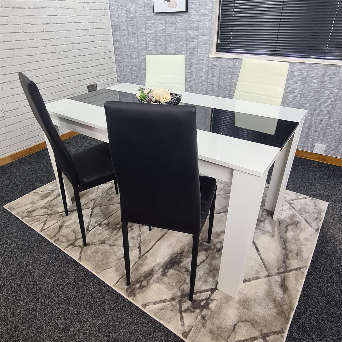 Dining Table Set with 4 Chairs Dining Room, and Kitchen table set of 4