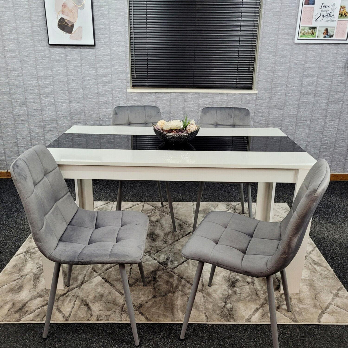 Dining Table Set with 4 Chairs Dining Room and Kitchen table set of 4