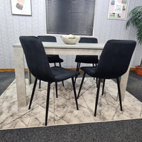 Dining Table Set with 4 Chairs Dining Room and Kitchen table set of 4