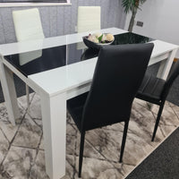 Dining Table Set with 4 Chairs Dining Room, and Kitchen table set of 4
