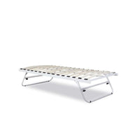 Daybed Trundle Frame Metal 3ft Single with 1 Mattress Day Bed Guest Room Bedroom Living Room