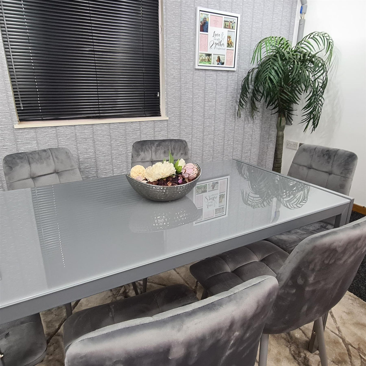 Dining Table Set with 6 Chairs Dining Room and Kitchen table set of 6
