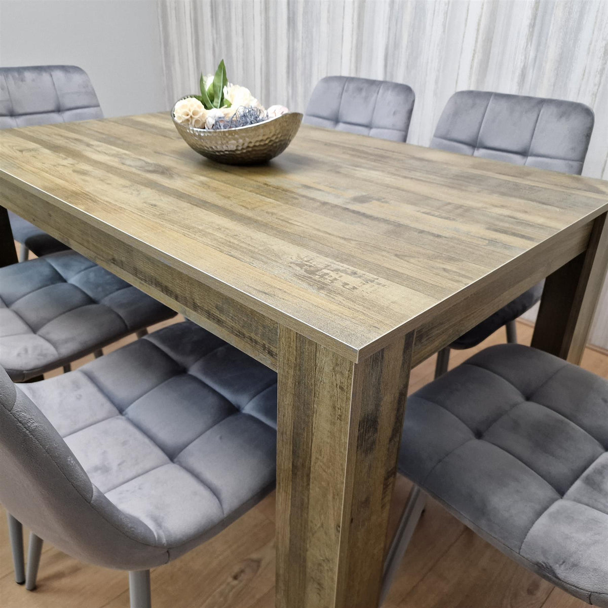 Dining Table Set with 6 Chairs Dining Room and Kitchen table set of 6