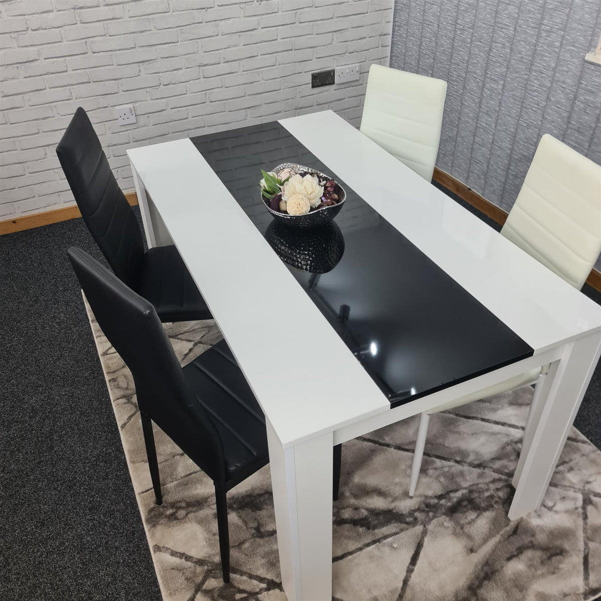 Dining Table Set with 4 Chairs Dining Room, and Kitchen table set of 4
