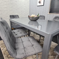 Dining Table Set with 6 Chairs Dining Room and Kitchen table set of 6