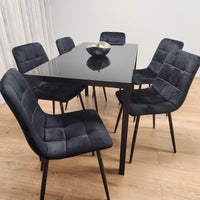 Dining Table Set with 6 Chairs Dining Room and Kitchen table set of 6