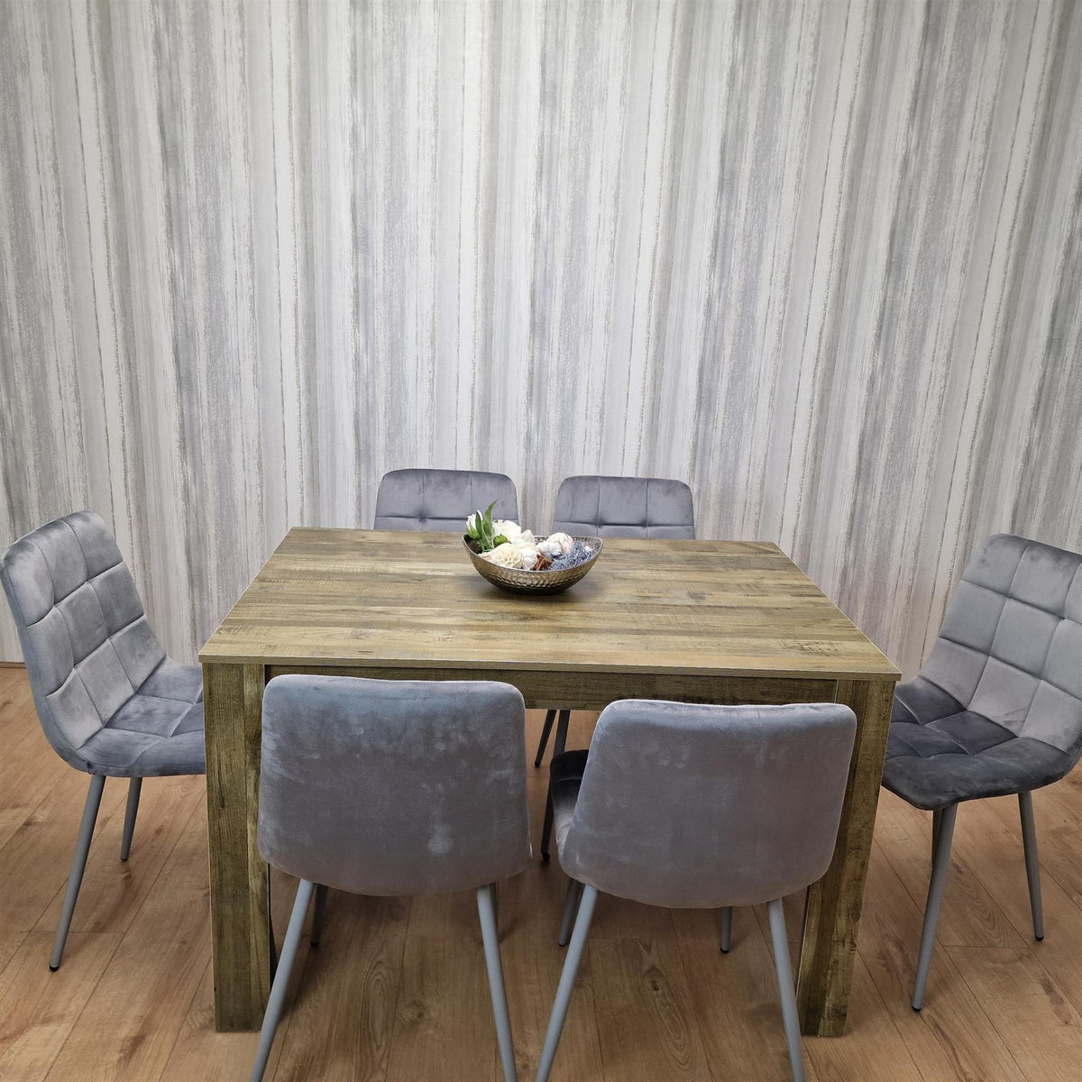 Dining Table Set with 6 Chairs Dining Room and Kitchen table set of 6