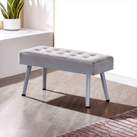 Dining Table and 2 Benches Dark Grey Table 2 Velvet Benches Wood Table Dining Set Furniture