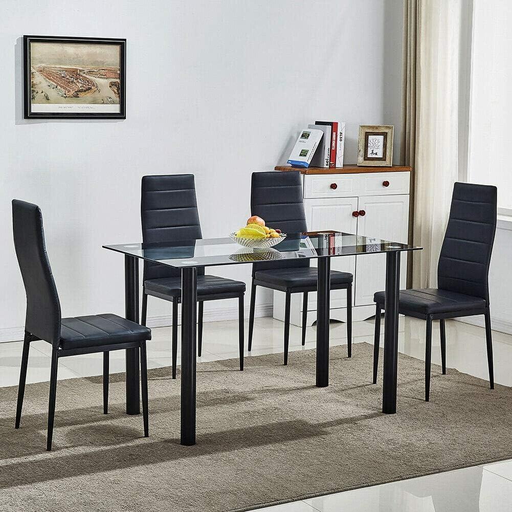 Dining Table Set with 4 Chairs Dining Room, and Kitchen table set of 4