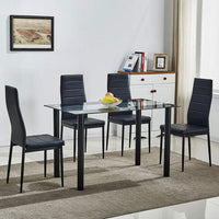 Dining Table Set with 4 Chairs Dining Room, and Kitchen table set of 4