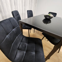 Dining Table Set with 6 Chairs Dining Room and Kitchen table set of 6