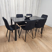 Dining Table Set with 6 Chairs Dining Room and Kitchen table set of 6