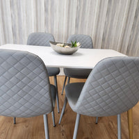 Dining Table Set with 4 Chairs Dining Room and Kitchen table set of 4