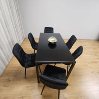 Dining Table Set with 6 Chairs Dining Room and Kitchen table set of 6