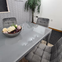 Dining Table Set with 6 Chairs Dining Room and Kitchen table set of 6