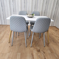 Dining Table Set with 4 Chairs Dining Room and Kitchen table set of 4