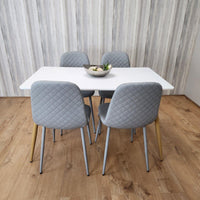 Dining Table Set with 4 Chairs Dining Room and Kitchen table set of 4