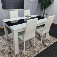 Dining Table Set with 4 Chairs Dining Room, and Kitchen table set of 4