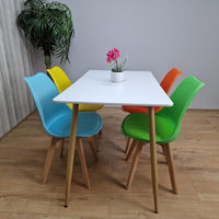Dining Table Set with 4 Chairs Dining Room and Kitchen table set of 4