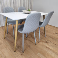 Dining Table Set with 4 Chairs Dining Room and Kitchen table set of 4