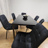 Dining Table Set with 6 Chairs Dining Room and Kitchen table set of 6