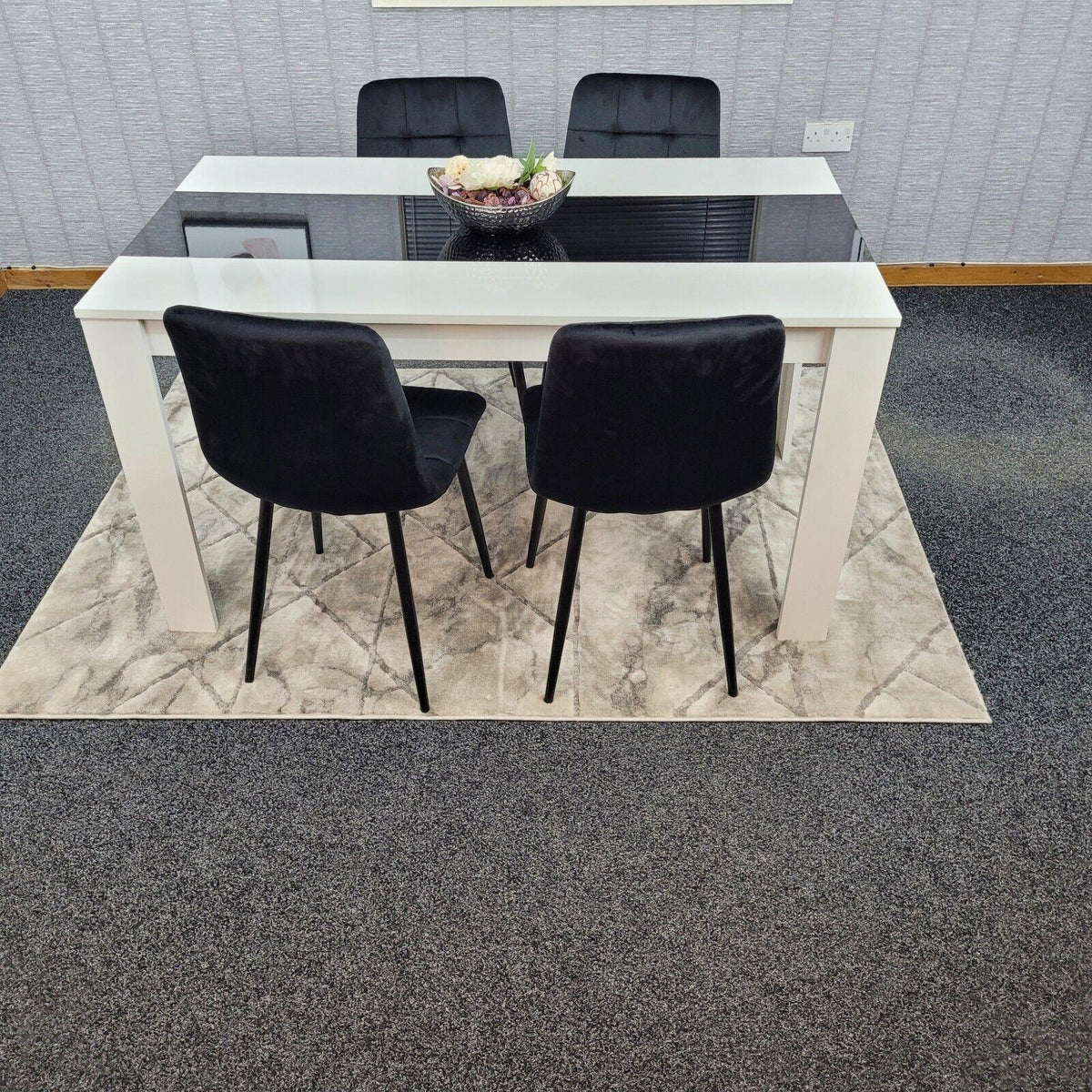 Dining Table Set with 4 Chairs Dining Room, and Kitchen table set of 4