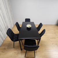 Dining Table Set with 6 Chairs Dining Room and Kitchen table set of 6