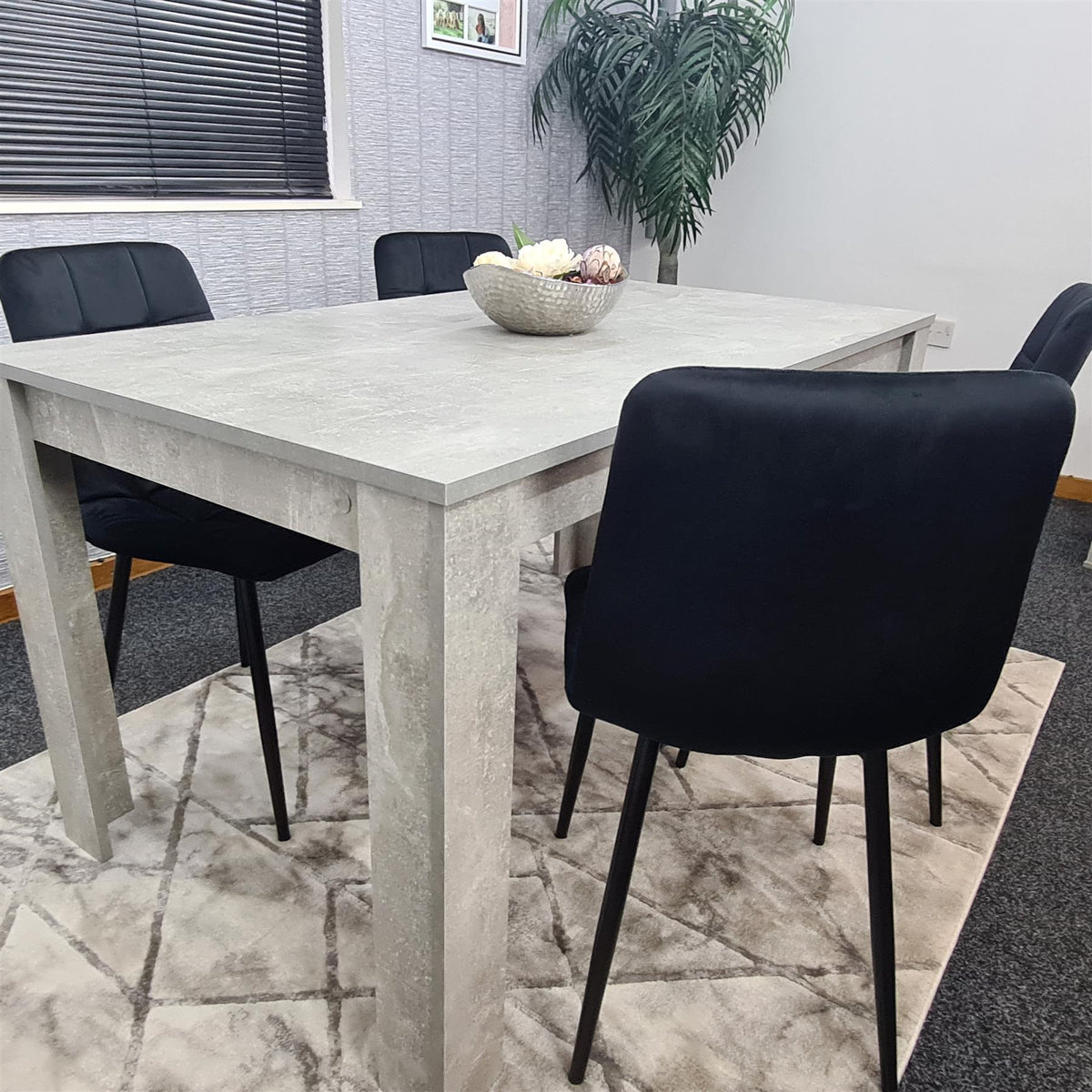 Dining Table Set with 4 Chairs Dining Room and Kitchen table set of 4