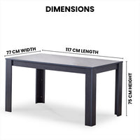 Dining Table and 2 Chairs With Bench Dark Grey Table 2 Grey Velvet Chairs Wood Table Dining Set Furniture