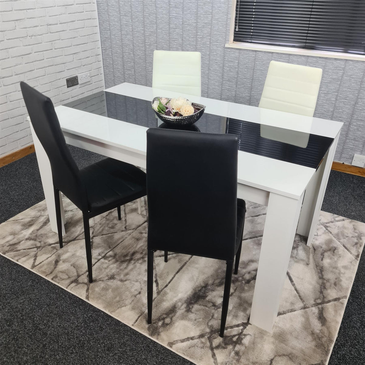 Dining Table Set with 4 Chairs Dining Room, and Kitchen table set of 4
