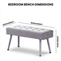 Dining Table and 2 Benches Oak Effect Wood Table 2 Grey Velvet Benches Dining Room