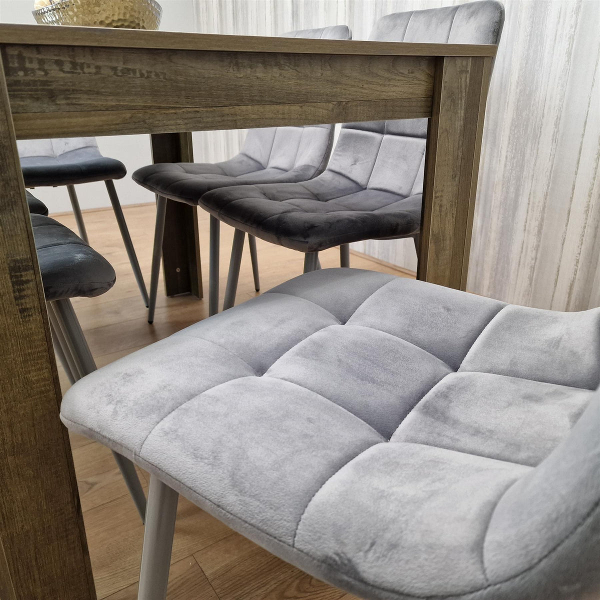 Dining Table Set with 6 Chairs Dining Room and Kitchen table set of 6