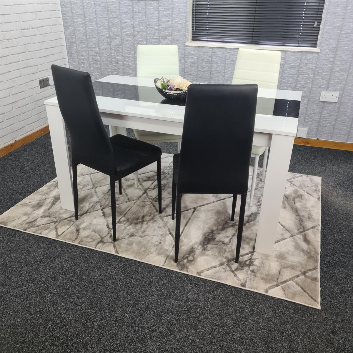 Dining Table Set with 4 Chairs Dining Room, and Kitchen table set of 4