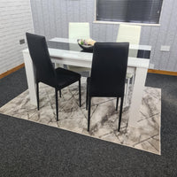 Dining Table Set with 4 Chairs Dining Room, and Kitchen table set of 4