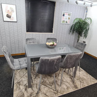 Dining Table Set with 6 Chairs Dining Room and Kitchen table set of 6