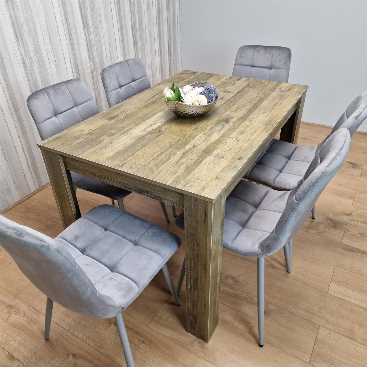 Dining Table Set with 6 Chairs Dining Room and Kitchen table set of 6