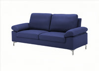 Blue 2 Seater Sofa